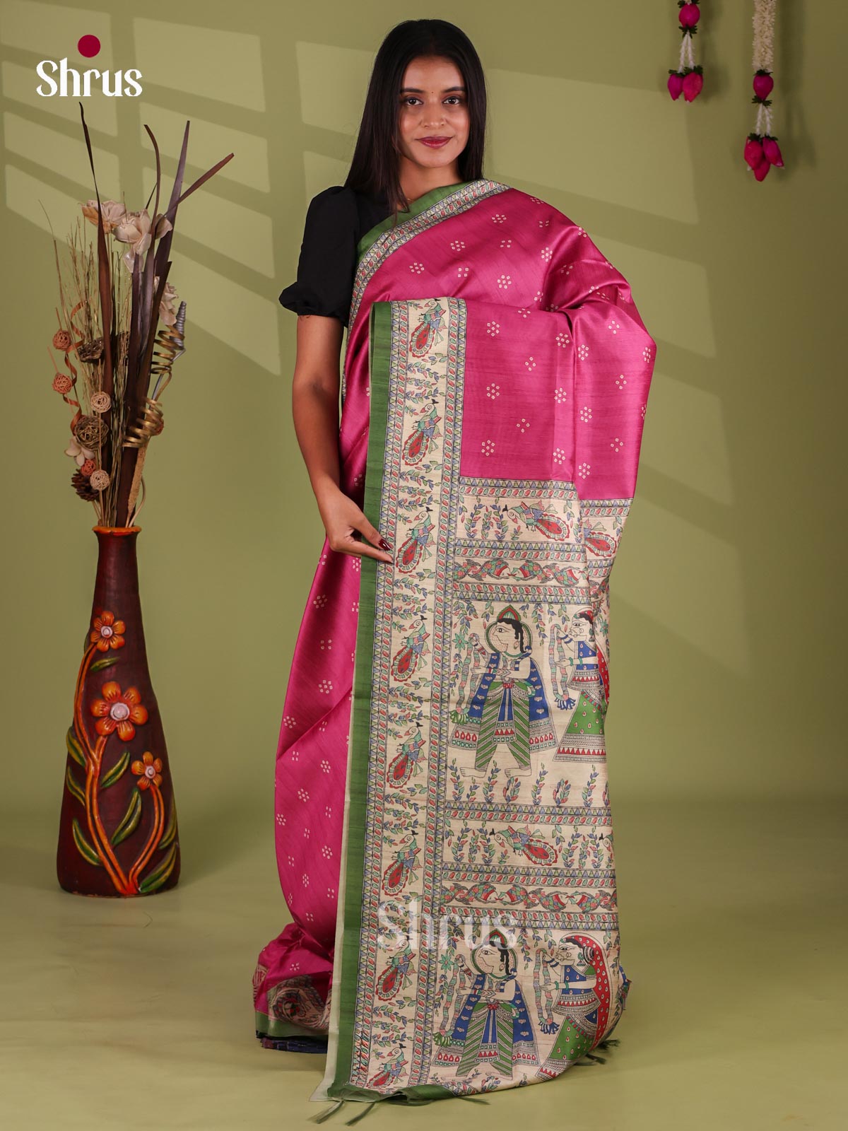 Printed Madhubani Saree - EI16899