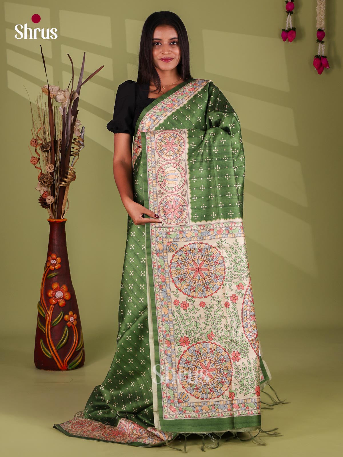 Printed Madhubani Saree - EI16902