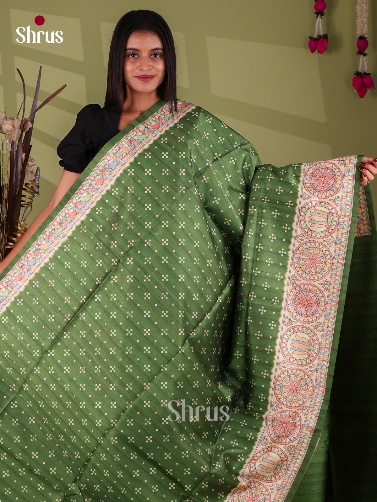Printed Madhubani Saree - EI16902