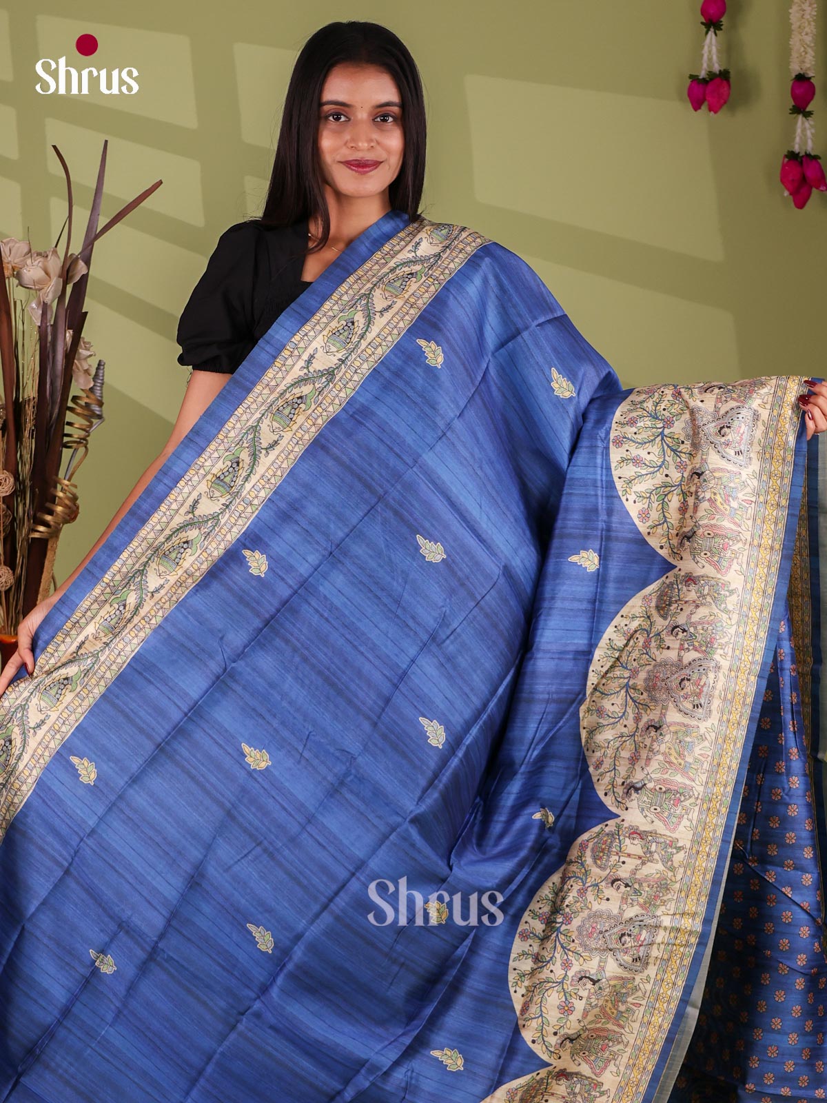 Printed Madhubani Saree - EI16905