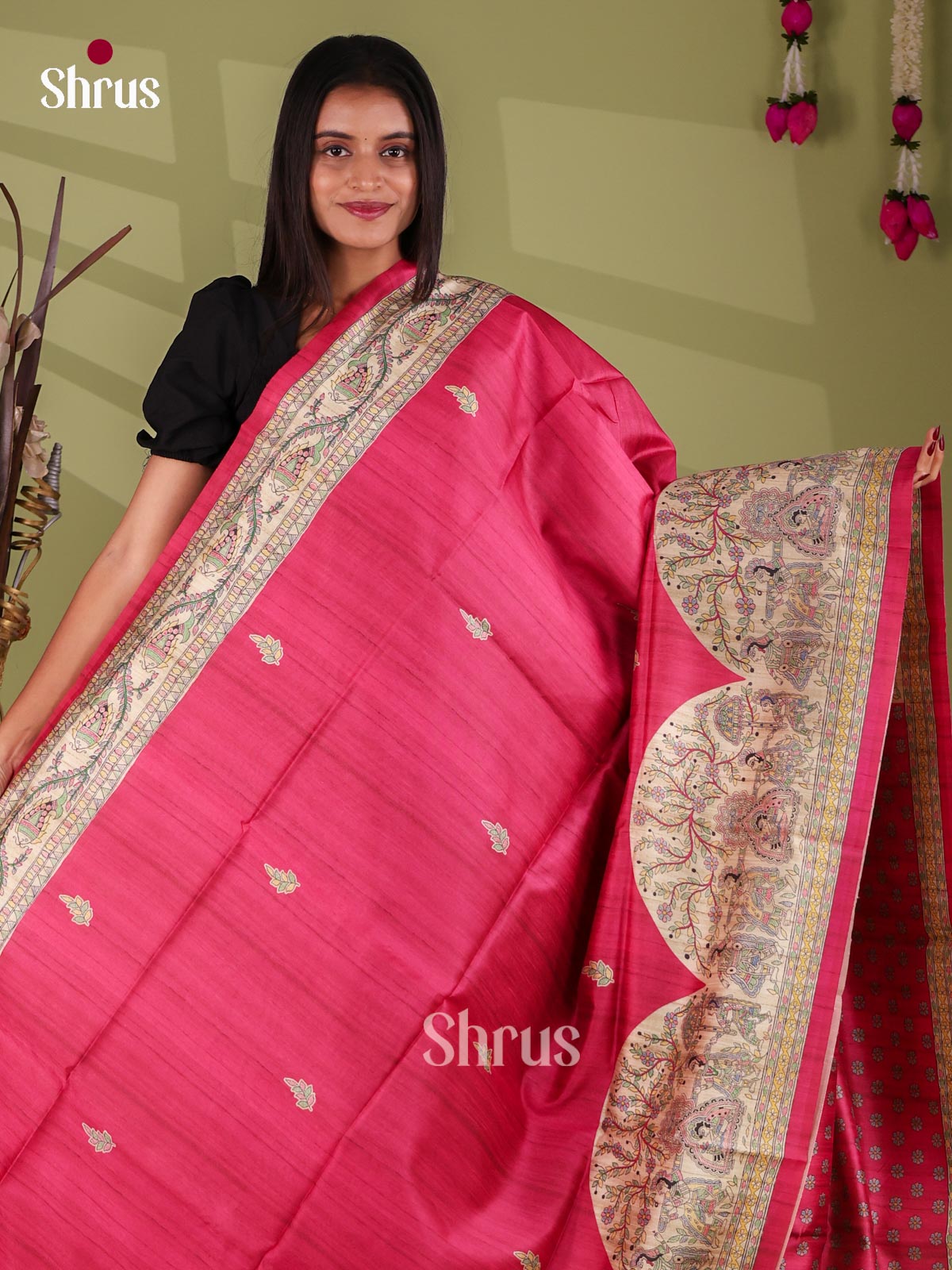 Printed Madhubani Saree - EI16910