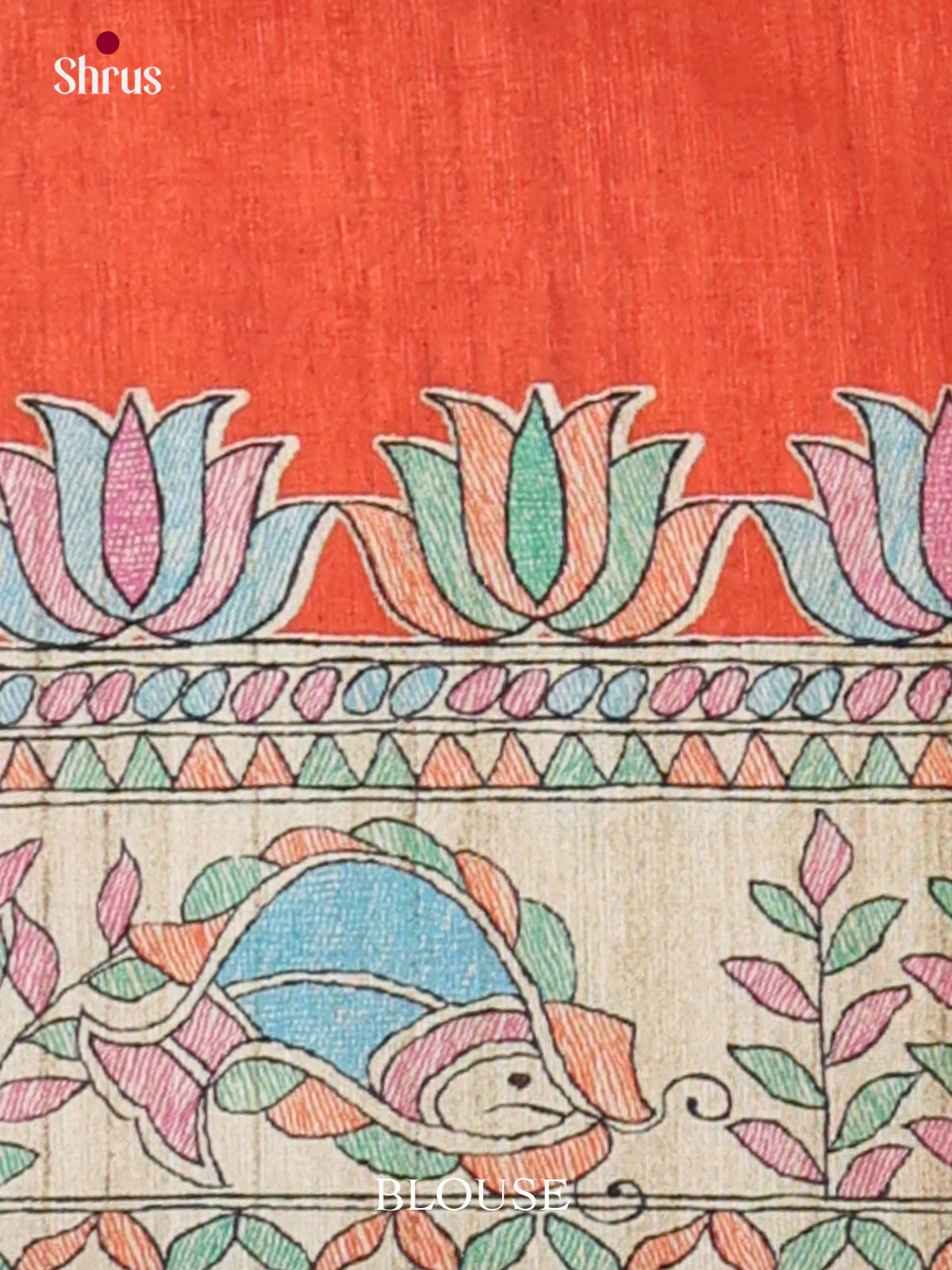 Printed Madhubani Saree - EI16912