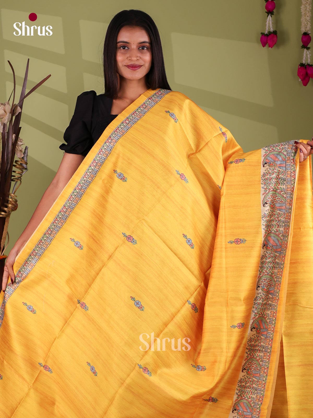 Printed Madhubani Saree - EI16916