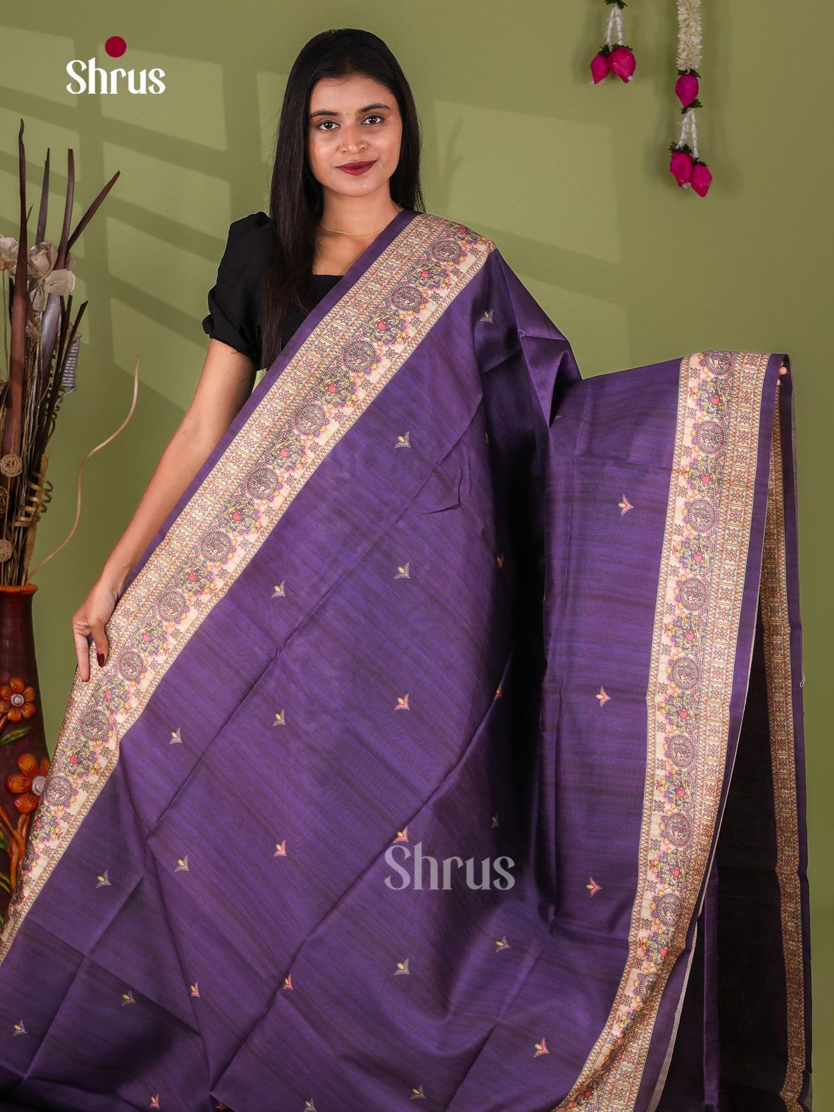 Printed Madhubani Saree - EI16917