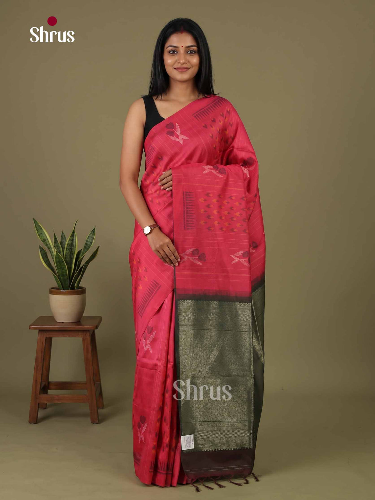 Champa semitussar Saree - EI16927