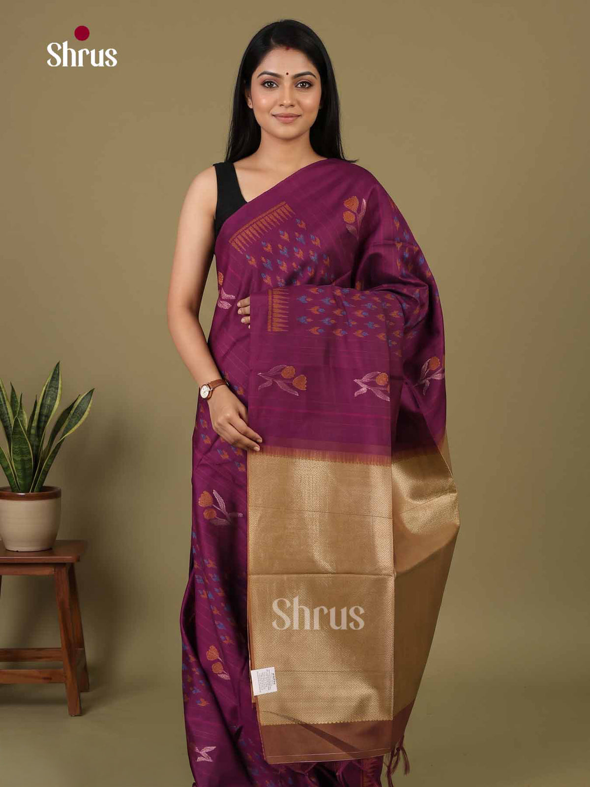 Champa semitussar Saree - EI16933
