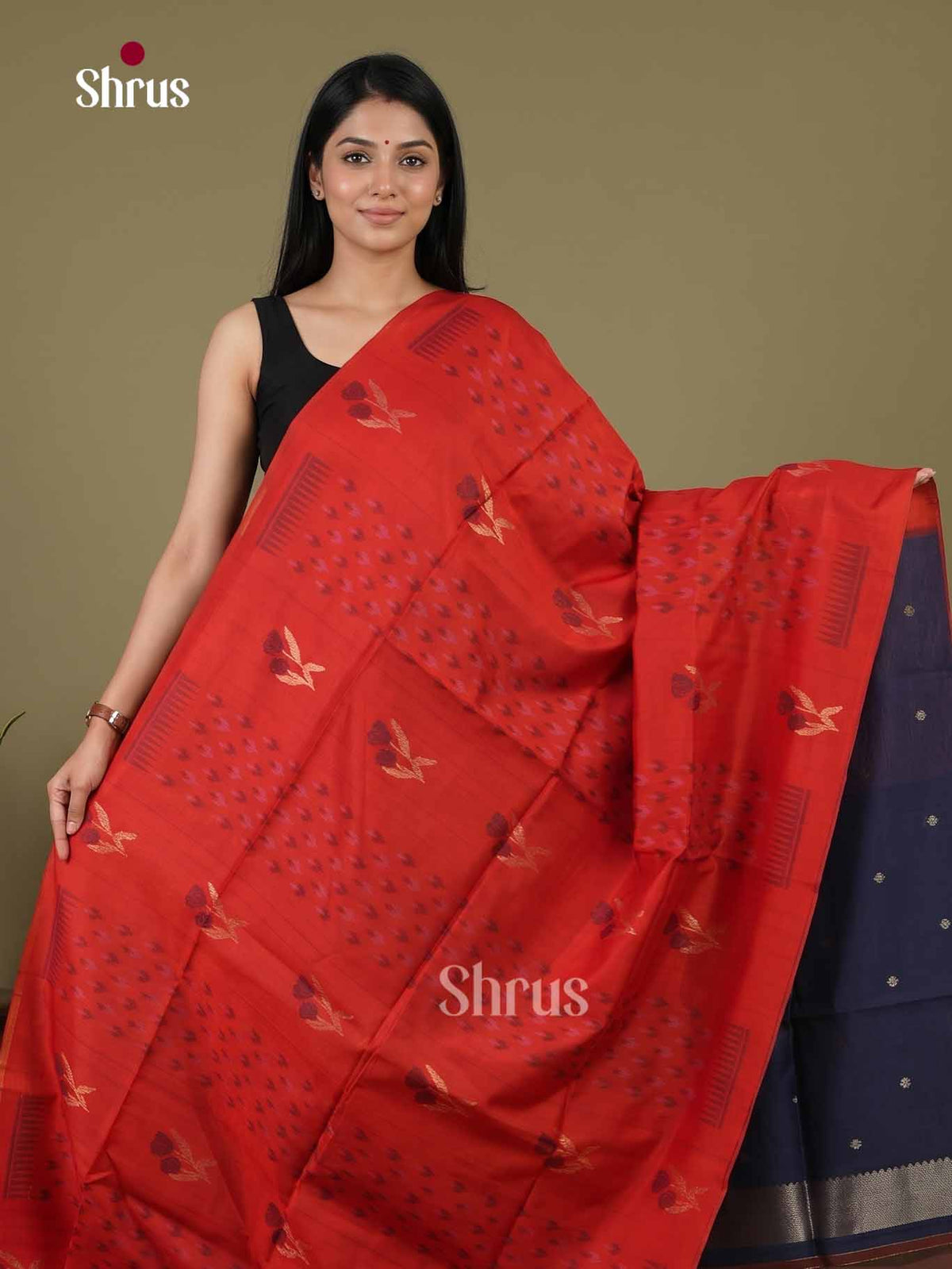 Champa semitussar Saree - EI16936