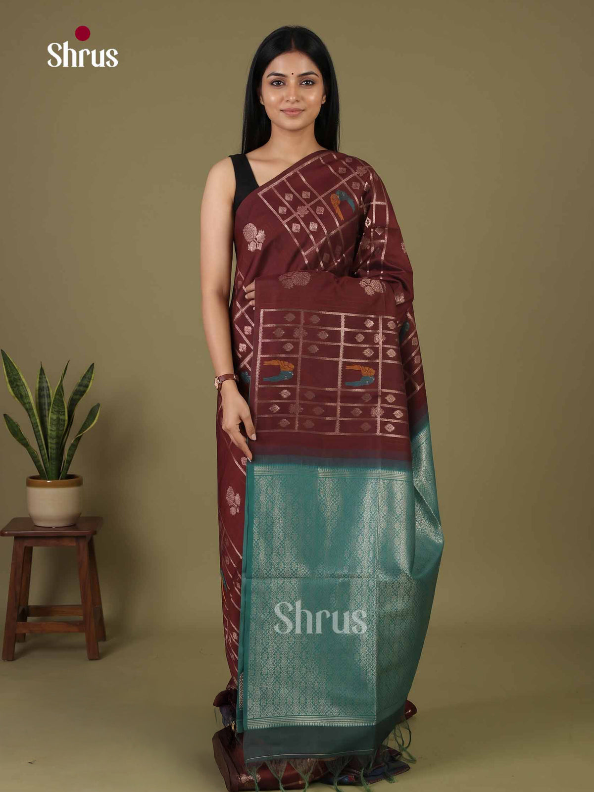 Champa semitussar Saree - EI16938