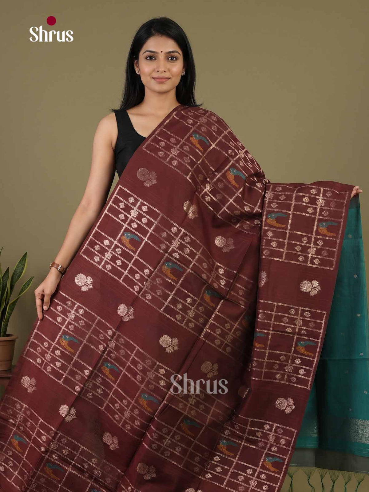 Champa semitussar Saree - EI16938