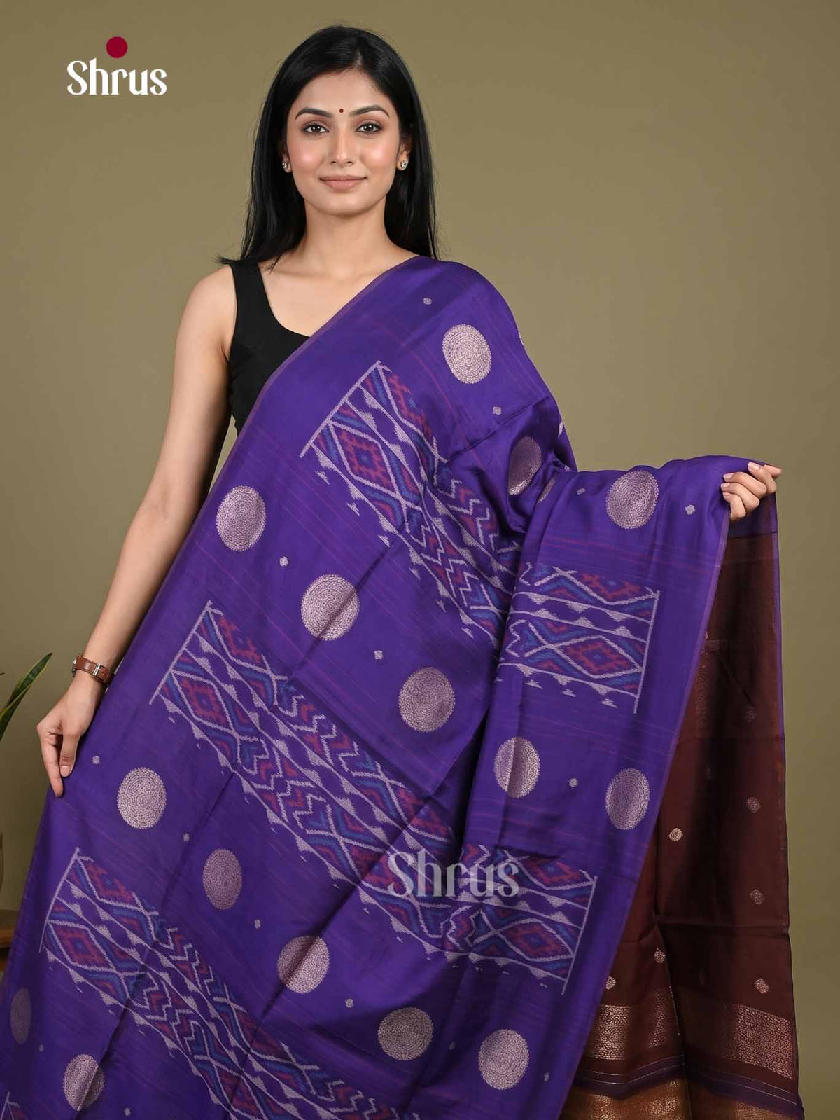 Champa semitussar Saree - EI16942