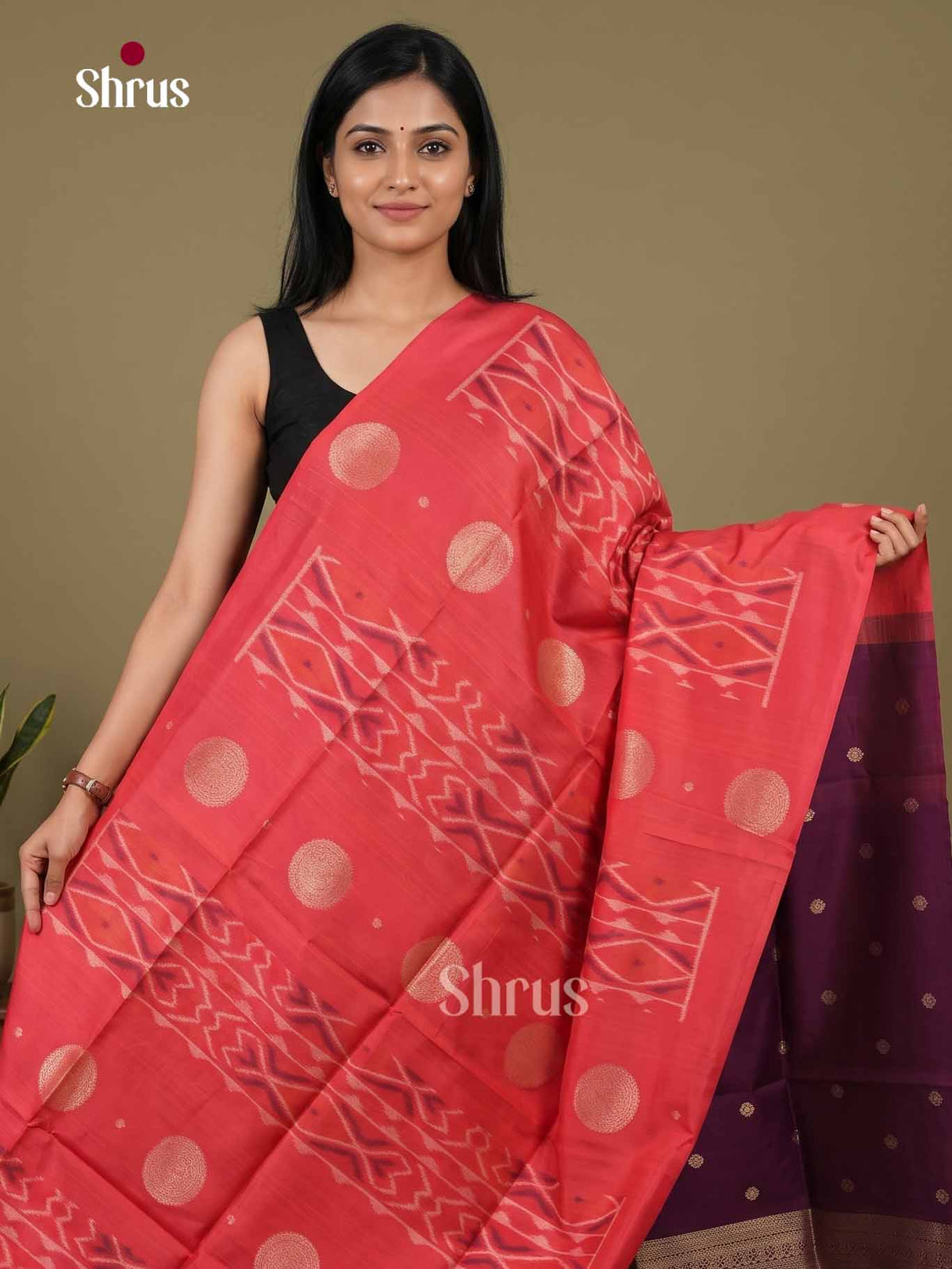 Champa semitussar Saree - EI16943