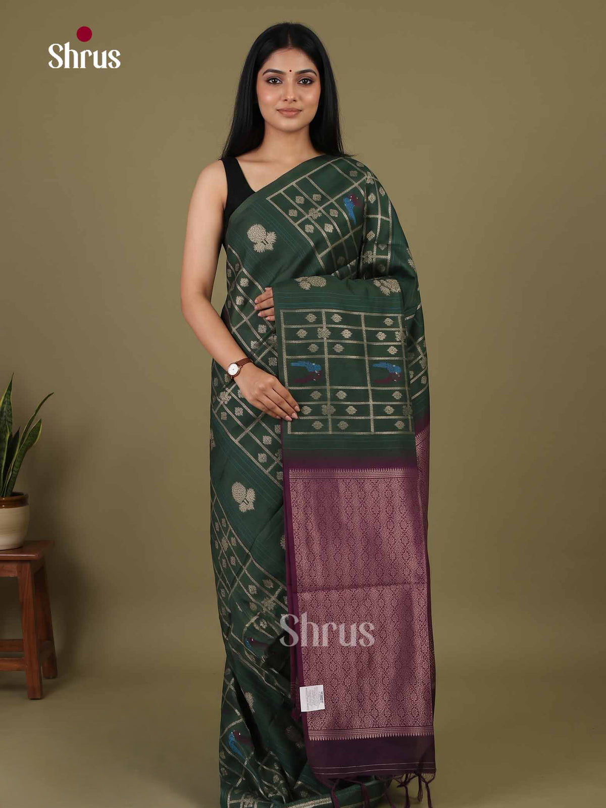 Champa semitussar Saree - EI16944