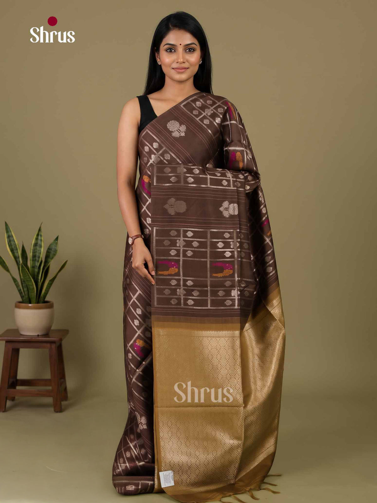 Champa semitussar Saree - EI16947