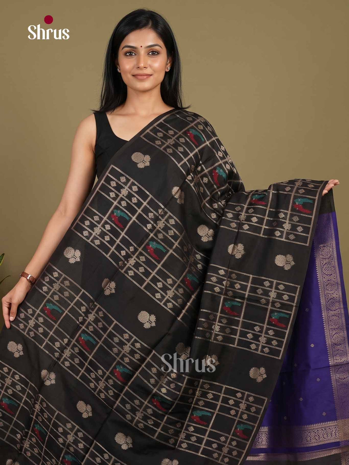 Champa semitussar Saree - EI16948