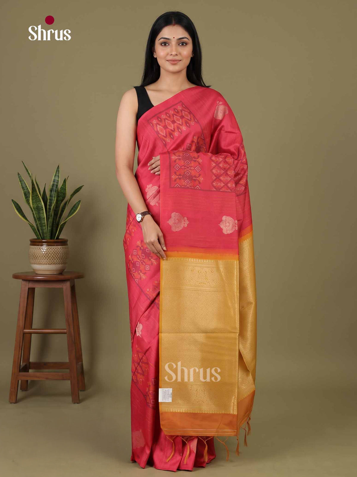 Champa semitussar Saree - EI16951