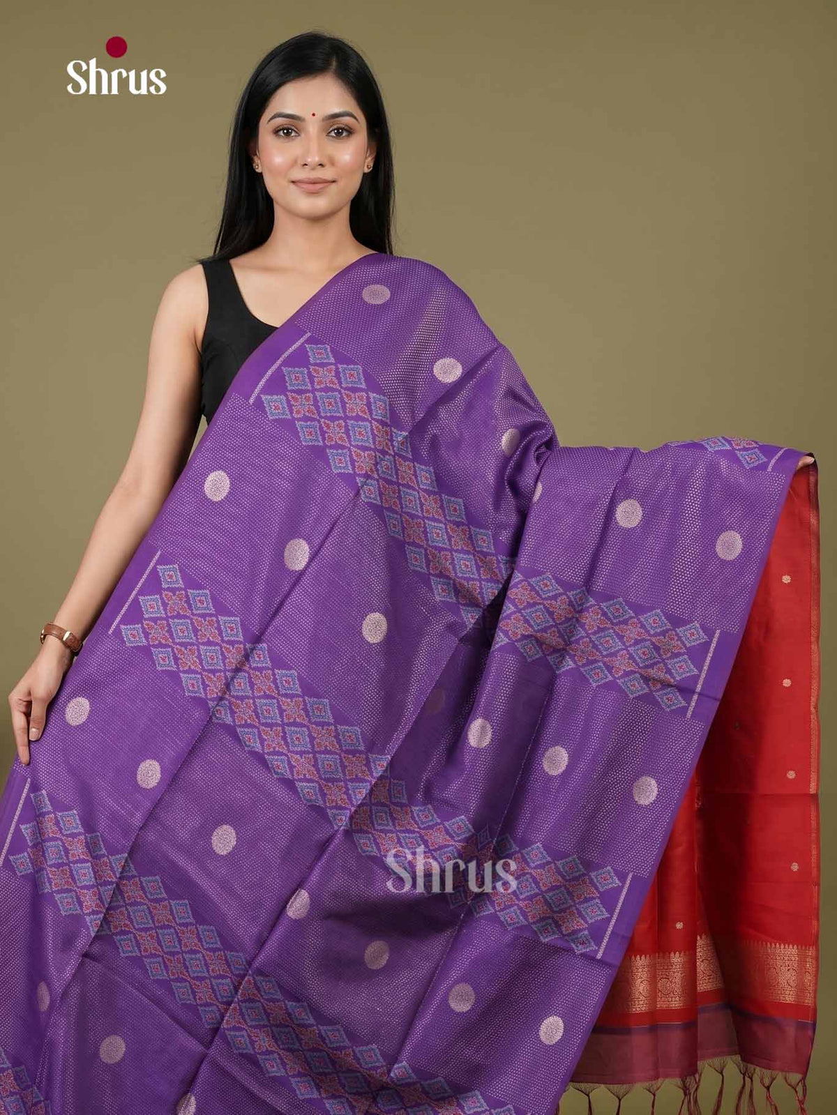 Champa semitussar Saree - EI16960