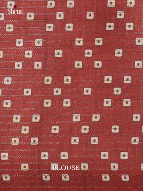 Printed Semi Tussar Saree - EI17019