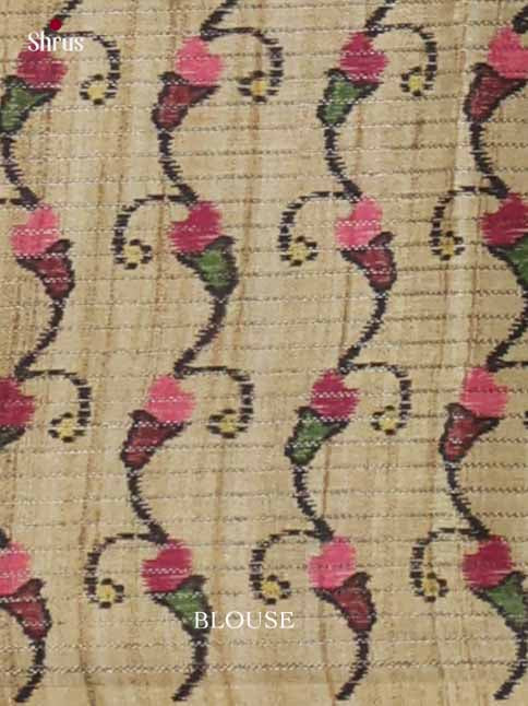 Printed Semi Tussar Saree - EI17021