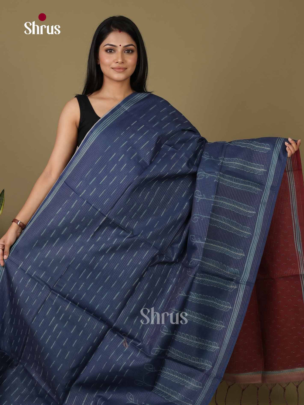 Printed Semi Tussar Saree - EI17030