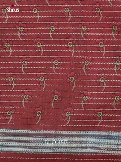 Printed Semi Tussar Saree - EI17030