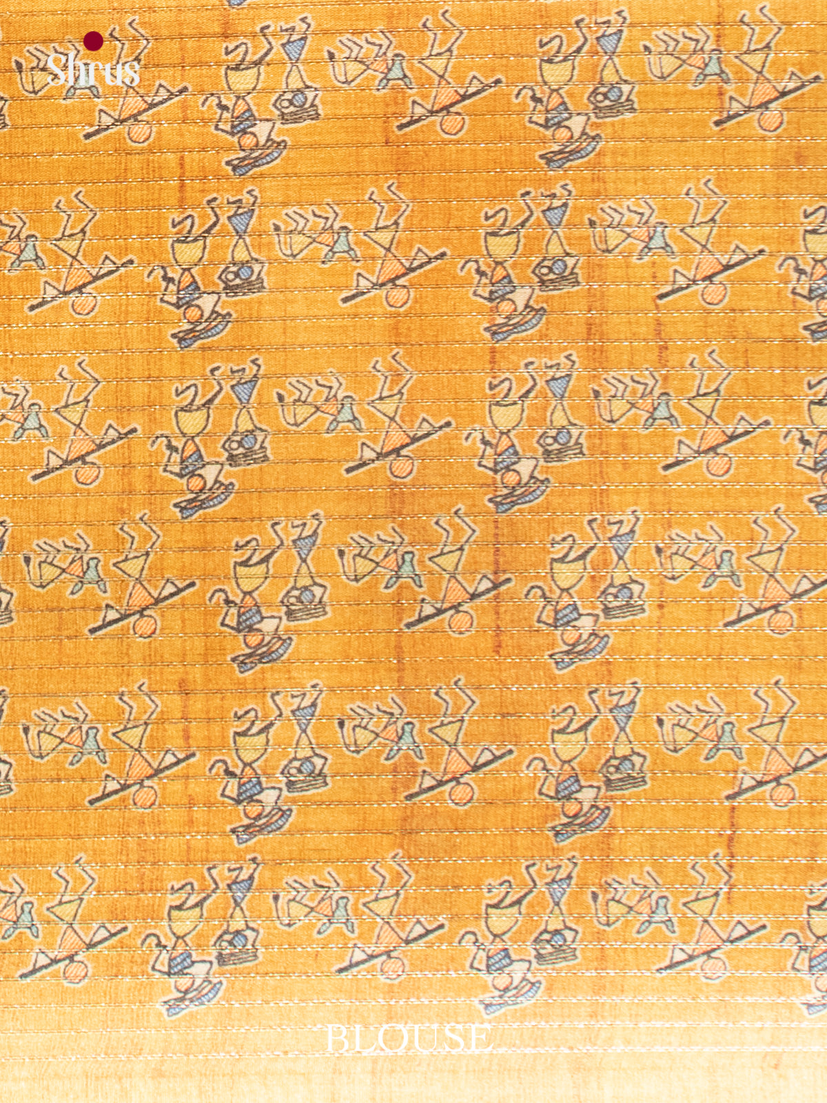Printed Semi Tussar Saree - EI17051