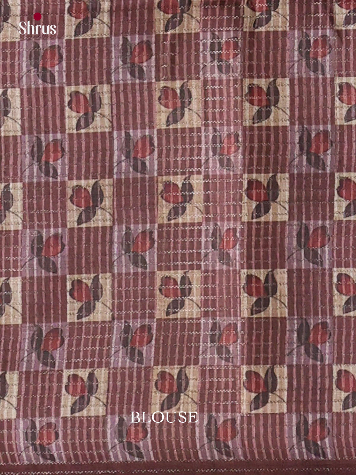 Printed Semi Tussar Saree - EI17156