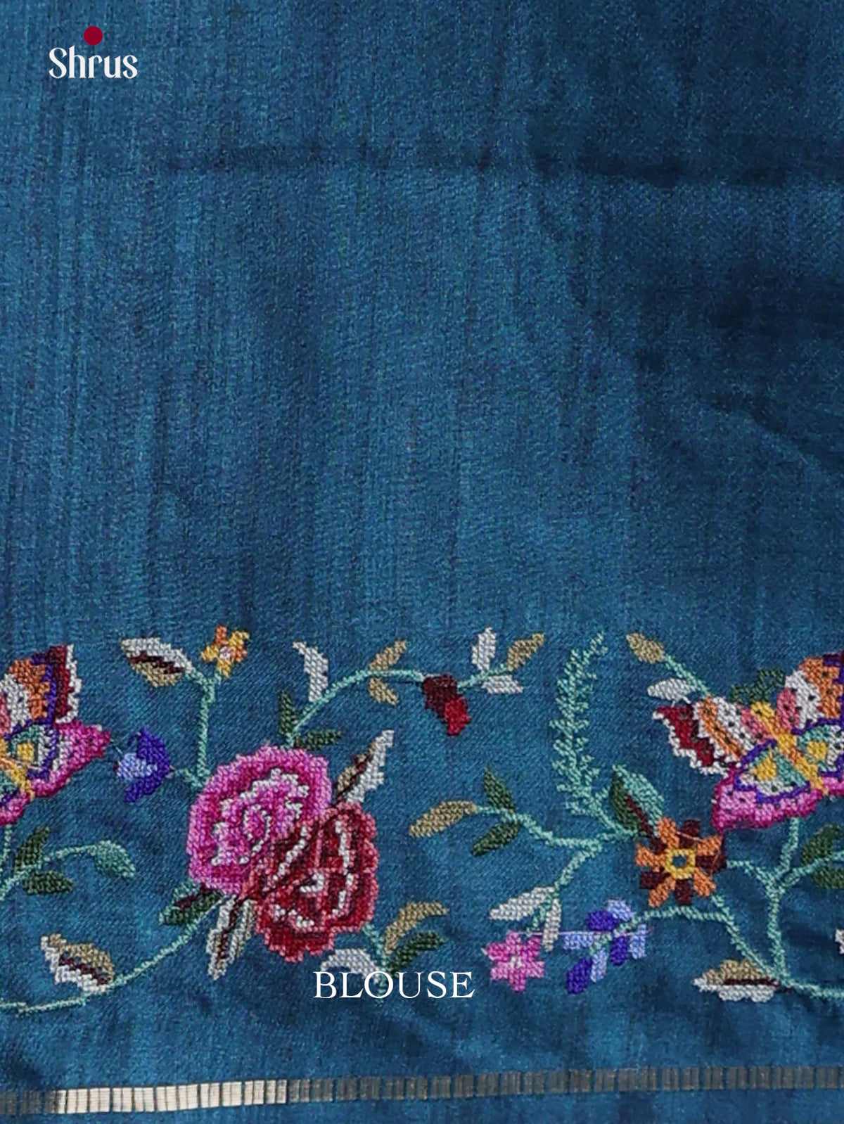 Tussar Embroidery Saree - EI17218