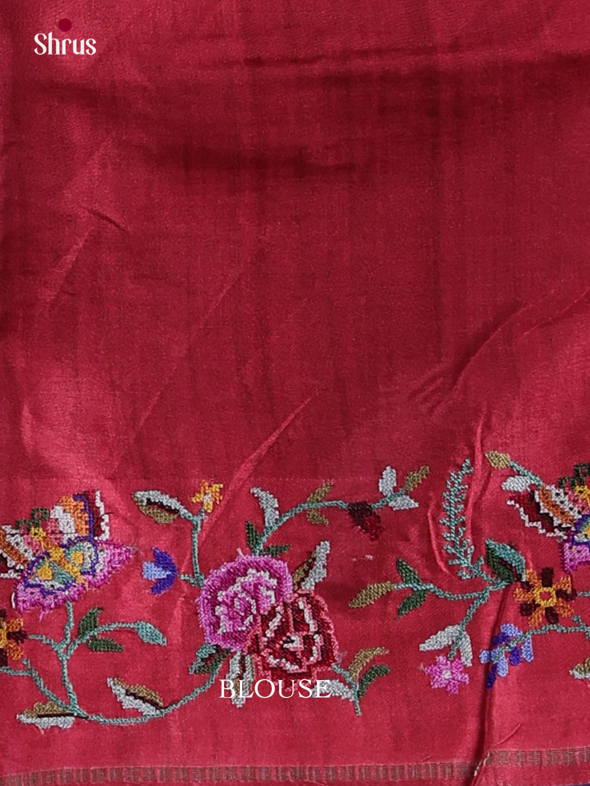 Tussar Embroidery Saree - EI17221