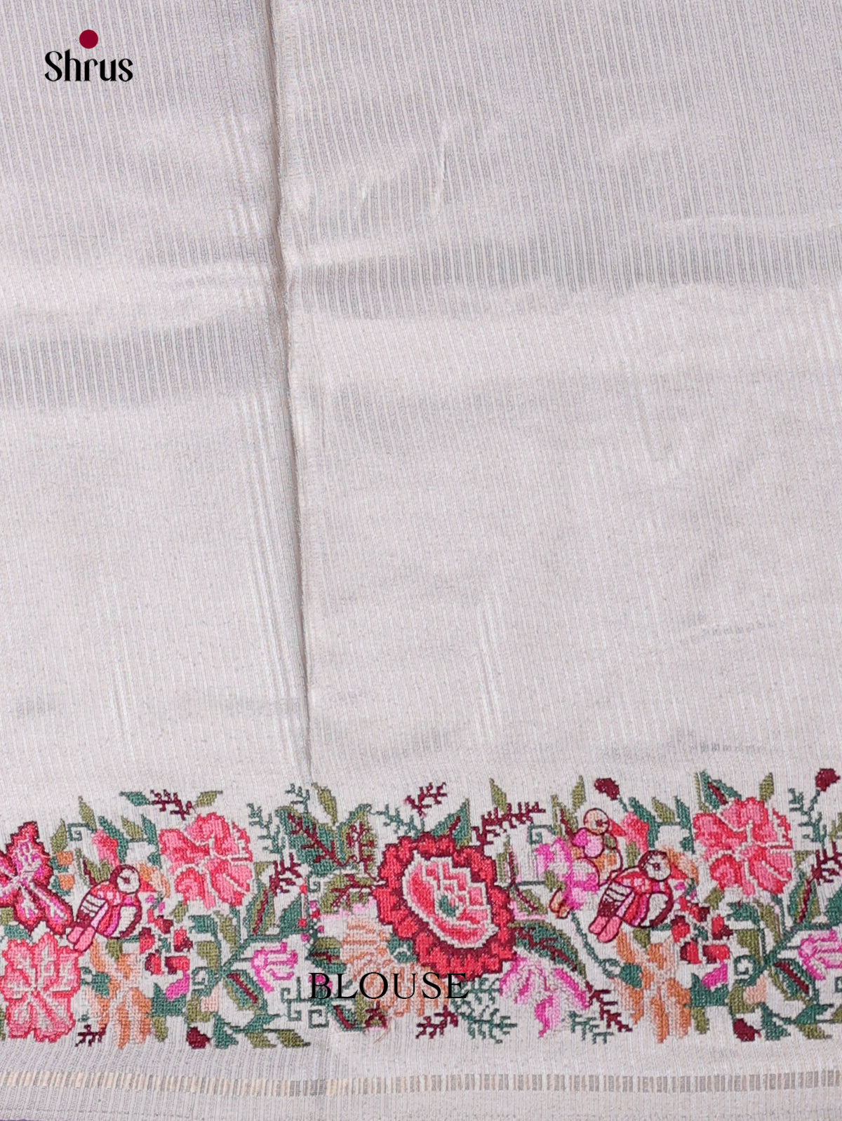 Tussar Embroidery Saree - EI17231