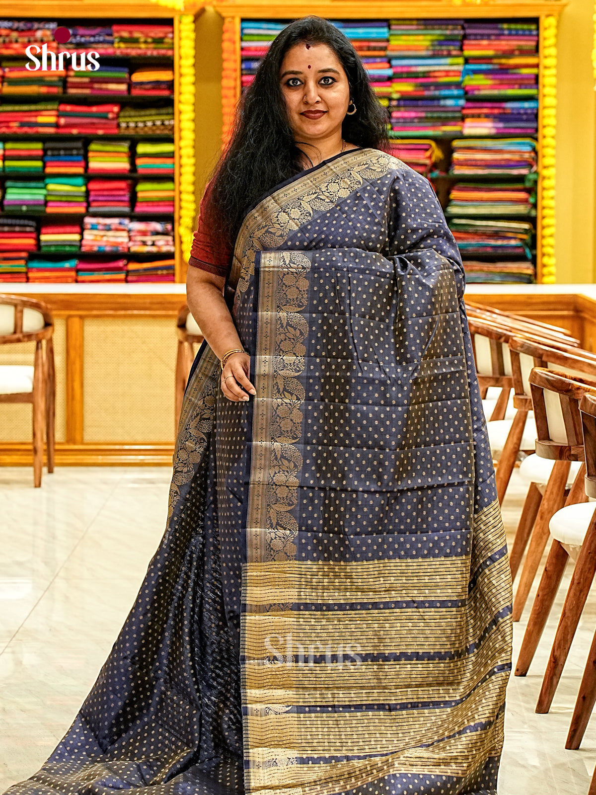 Semi Rawsilk Saree - EI19002