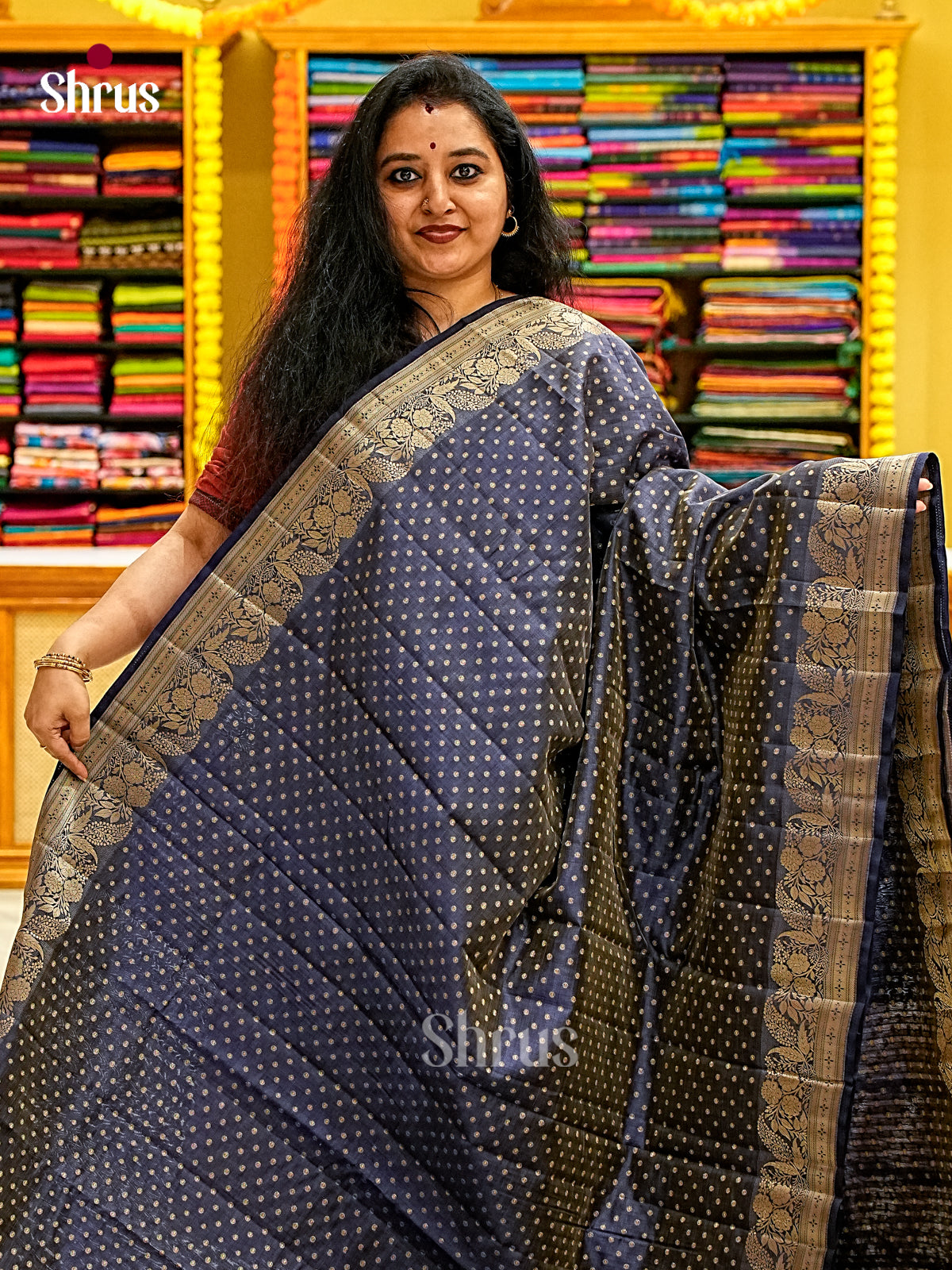 Semi Rawsilk Saree - EI19002