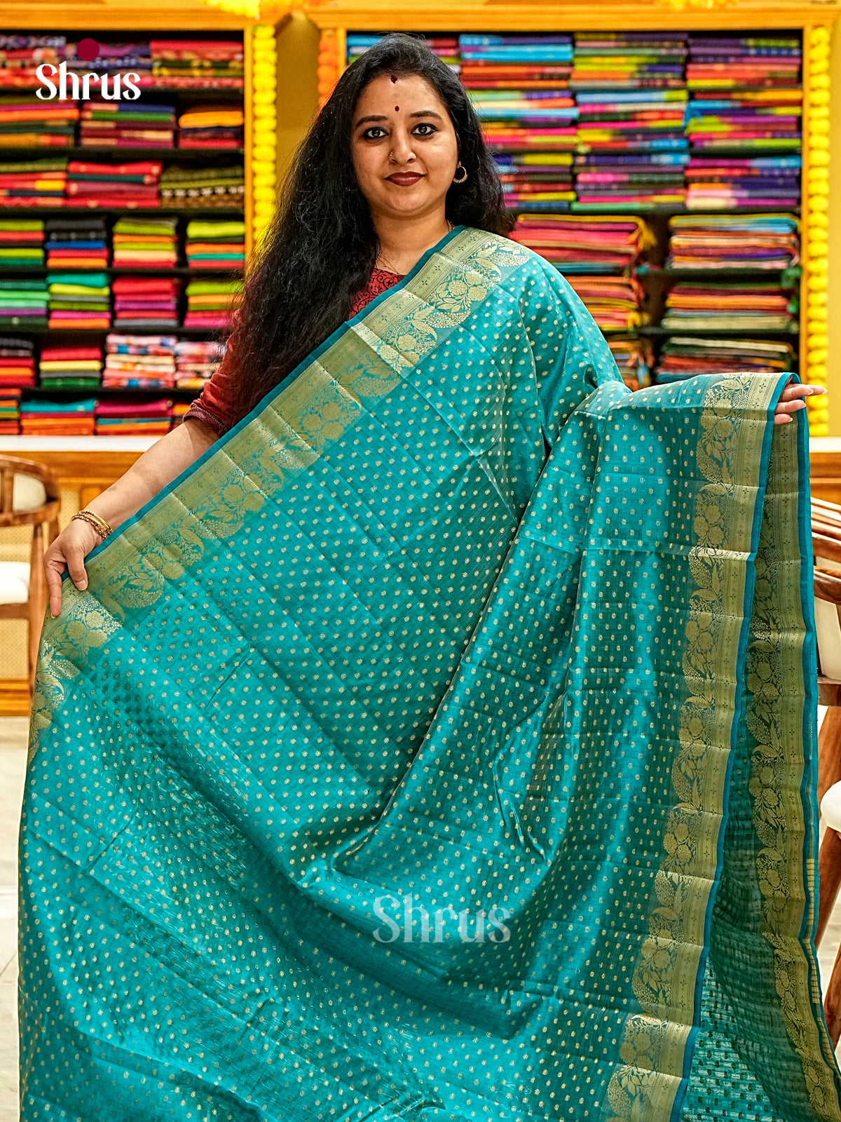 Semi Rawsilk Saree - EI19005