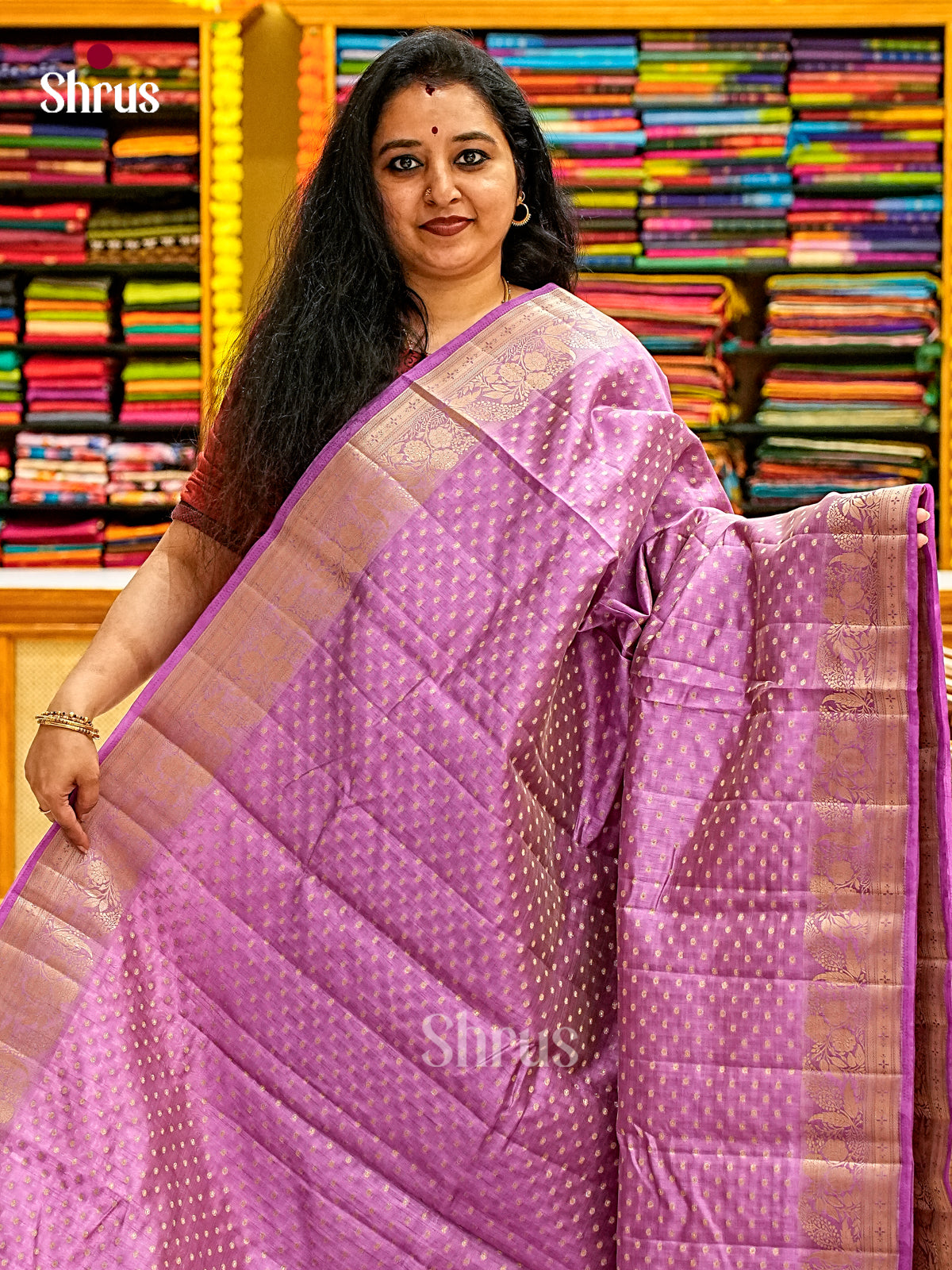 Semi Rawsilk Saree - EI19010