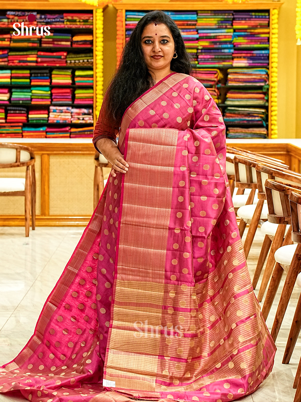 Semi Rawsilk Saree - EI19014