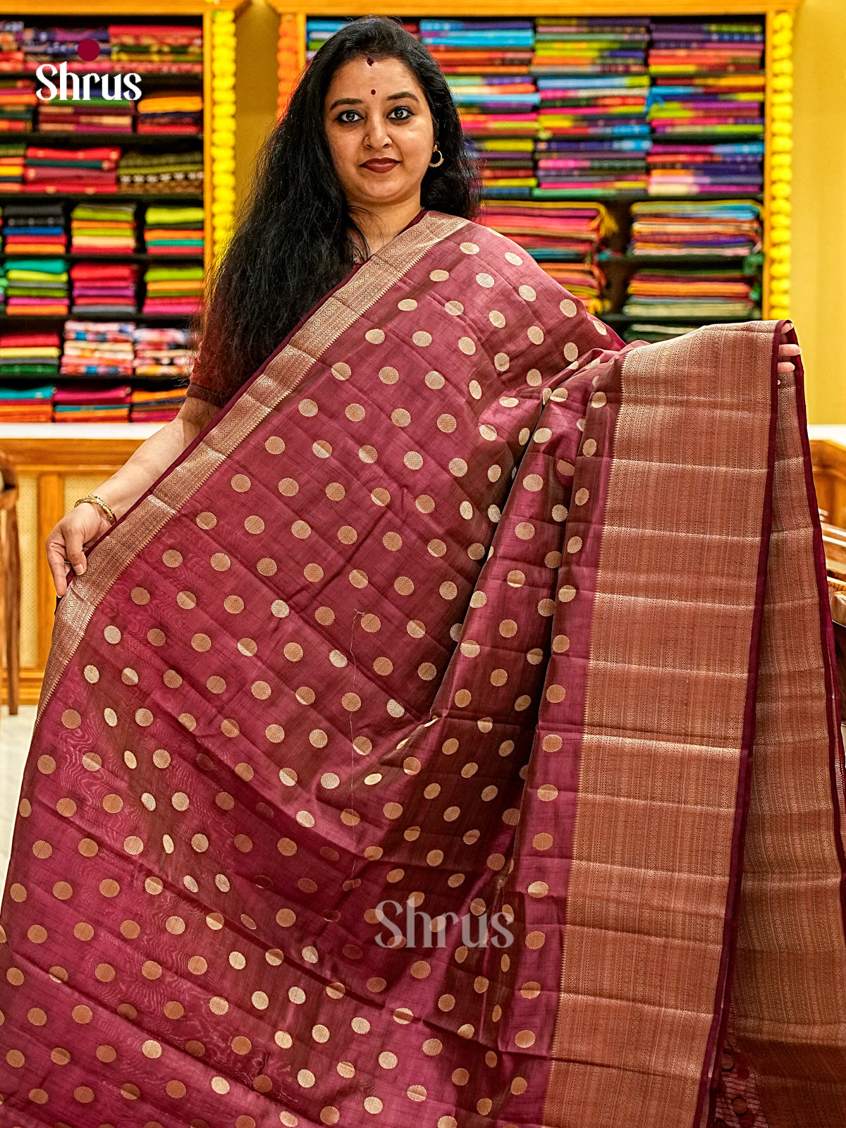 Semi Rawsilk Saree - EI19019