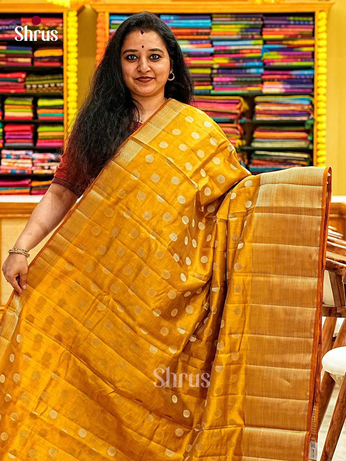 Semi Rawsilk Saree - EI19027