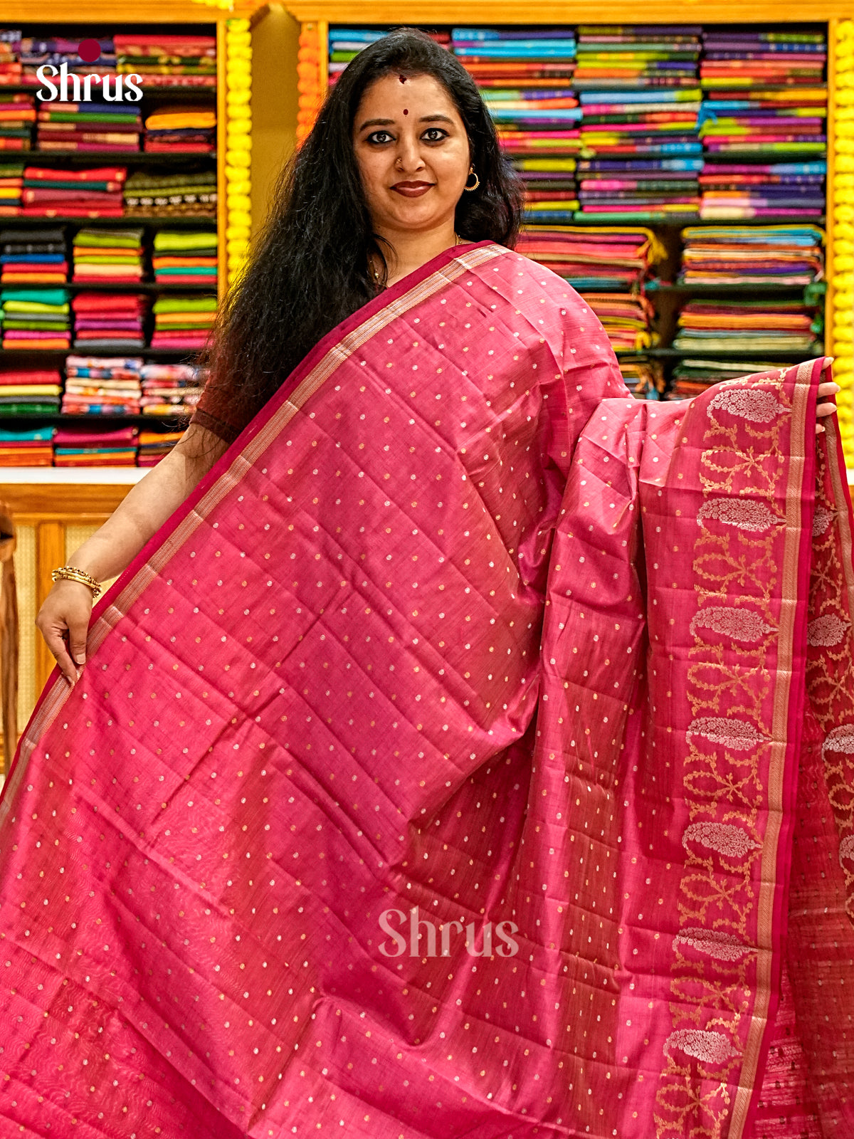 Semi Rawsilk Saree - EI19029