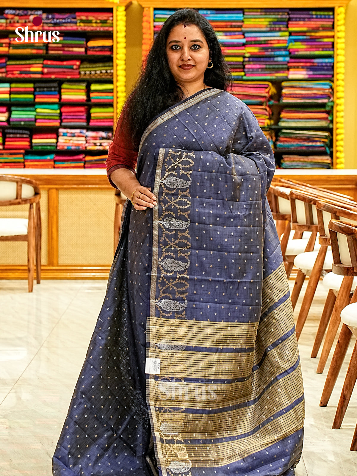 Semi Rawsilk Saree - EI19038