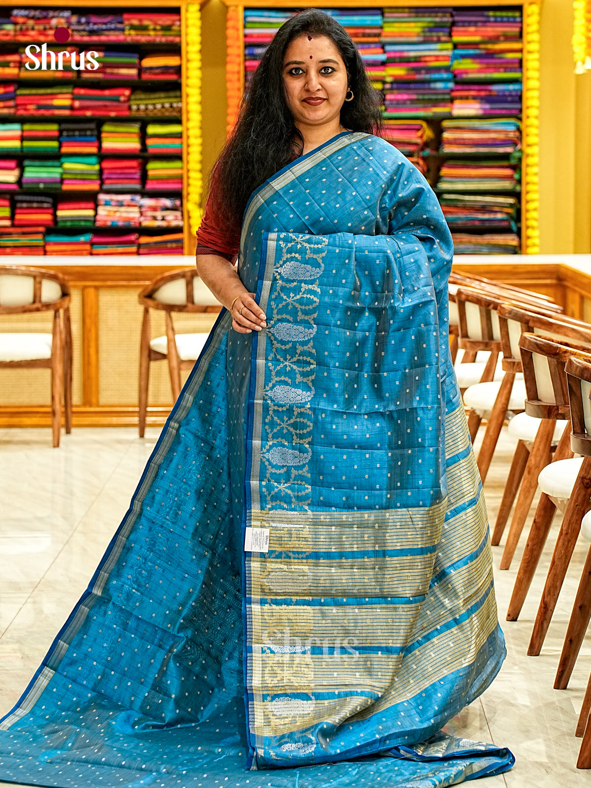 Semi Rawsilk Saree - EI19043