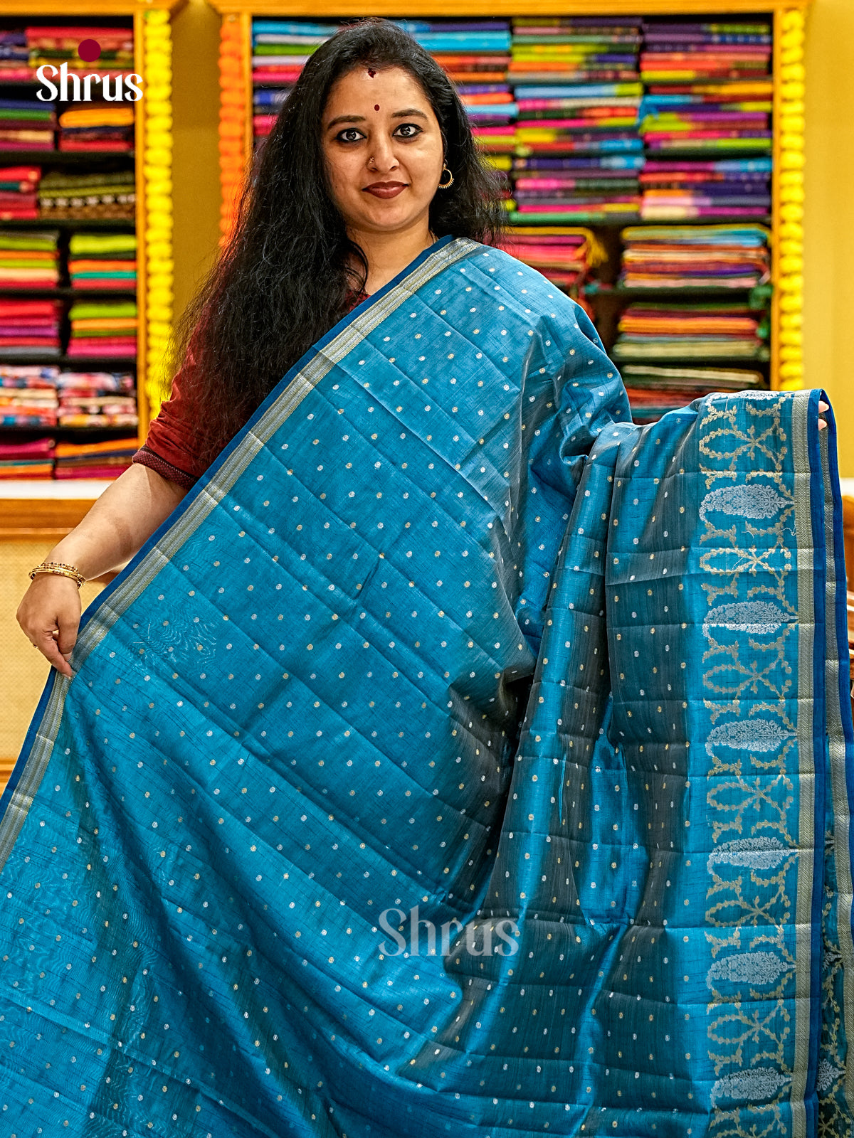 Semi Rawsilk Saree - EI19043