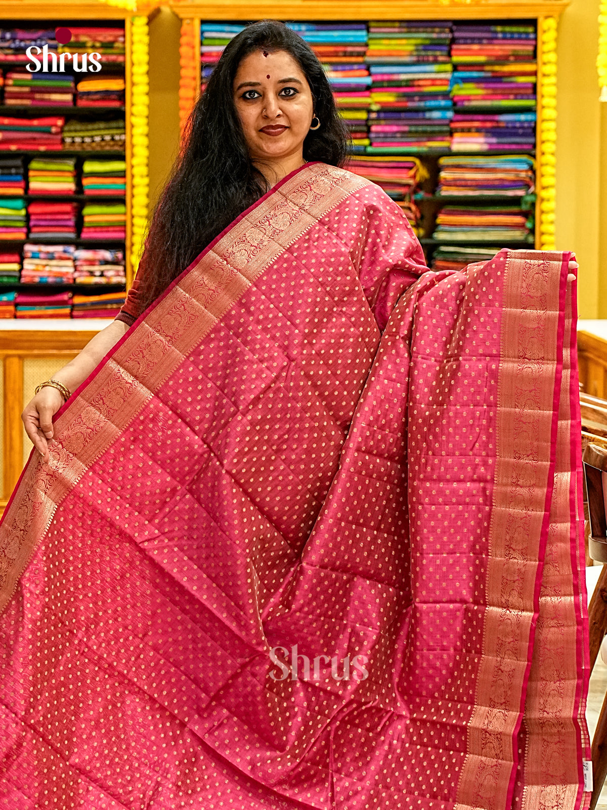Semi Rawsilk Saree - EI19065