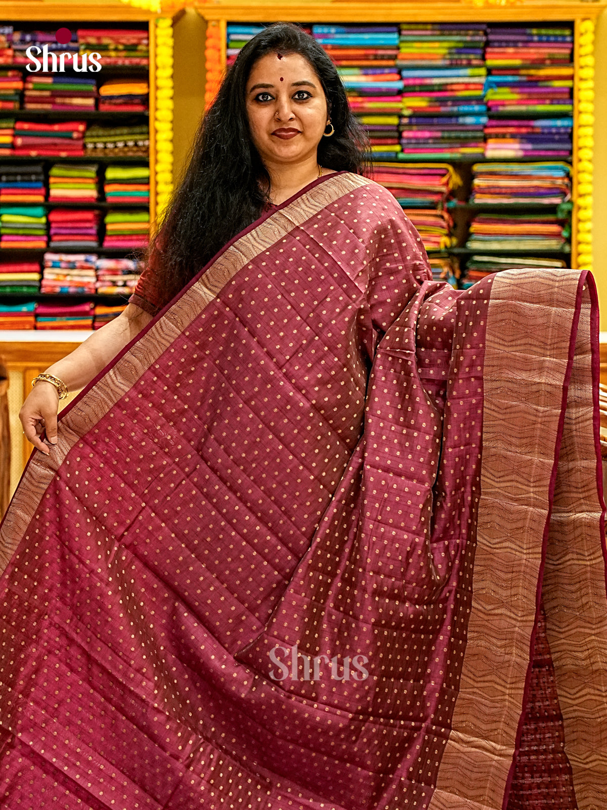 Semi Rawsilk Saree - EI19075
