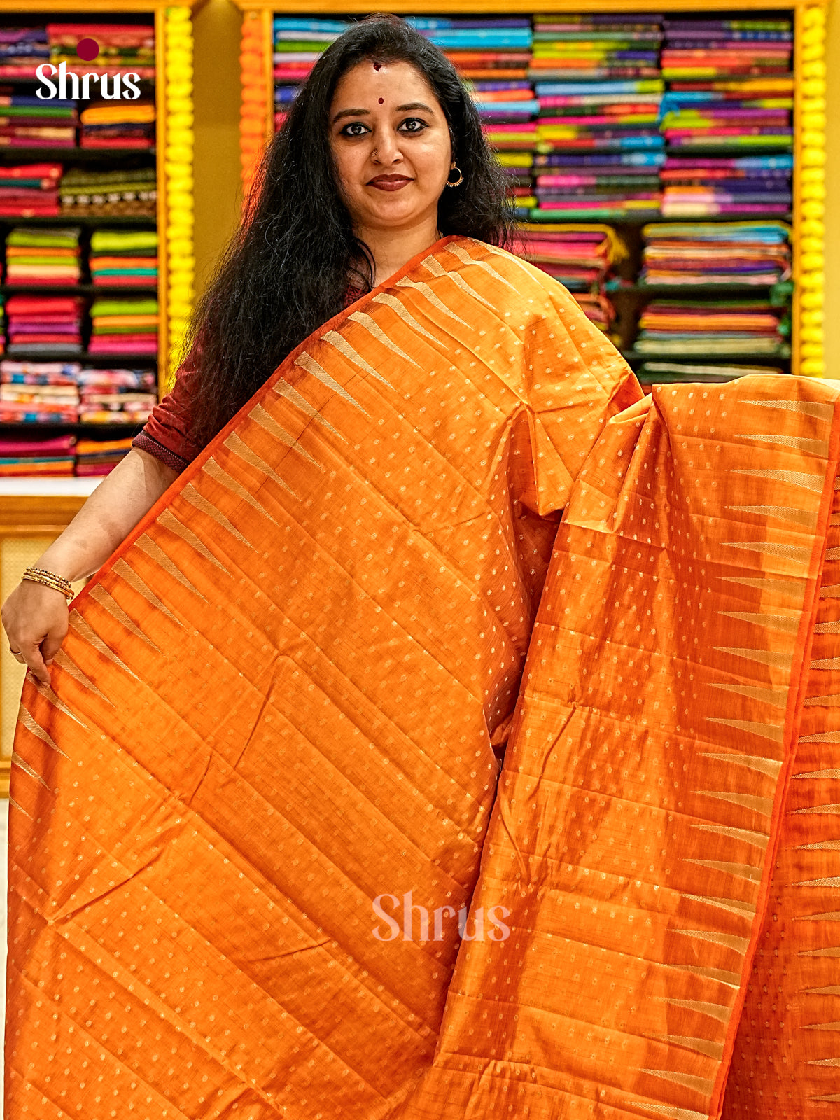 Semi Rawsilk Saree - EI19085