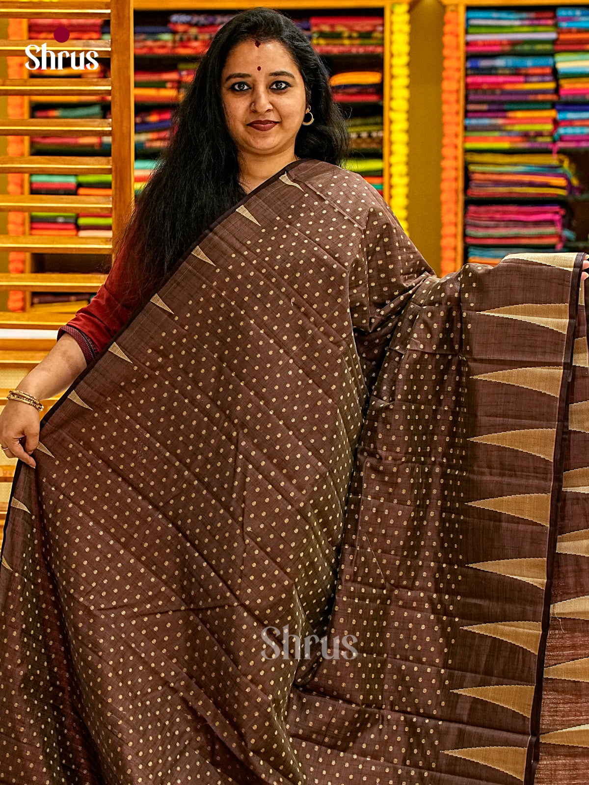 Semi Rawsilk Saree - EI19098