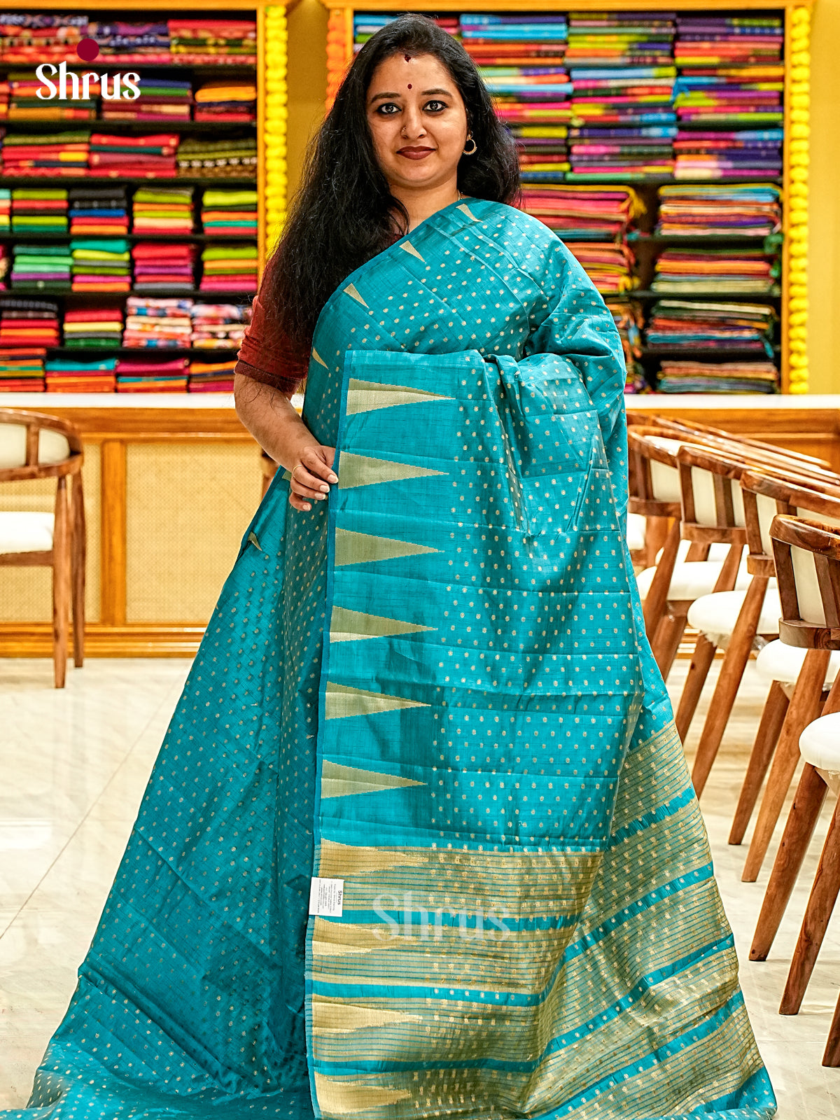 Semi Rawsilk Saree - EI19100