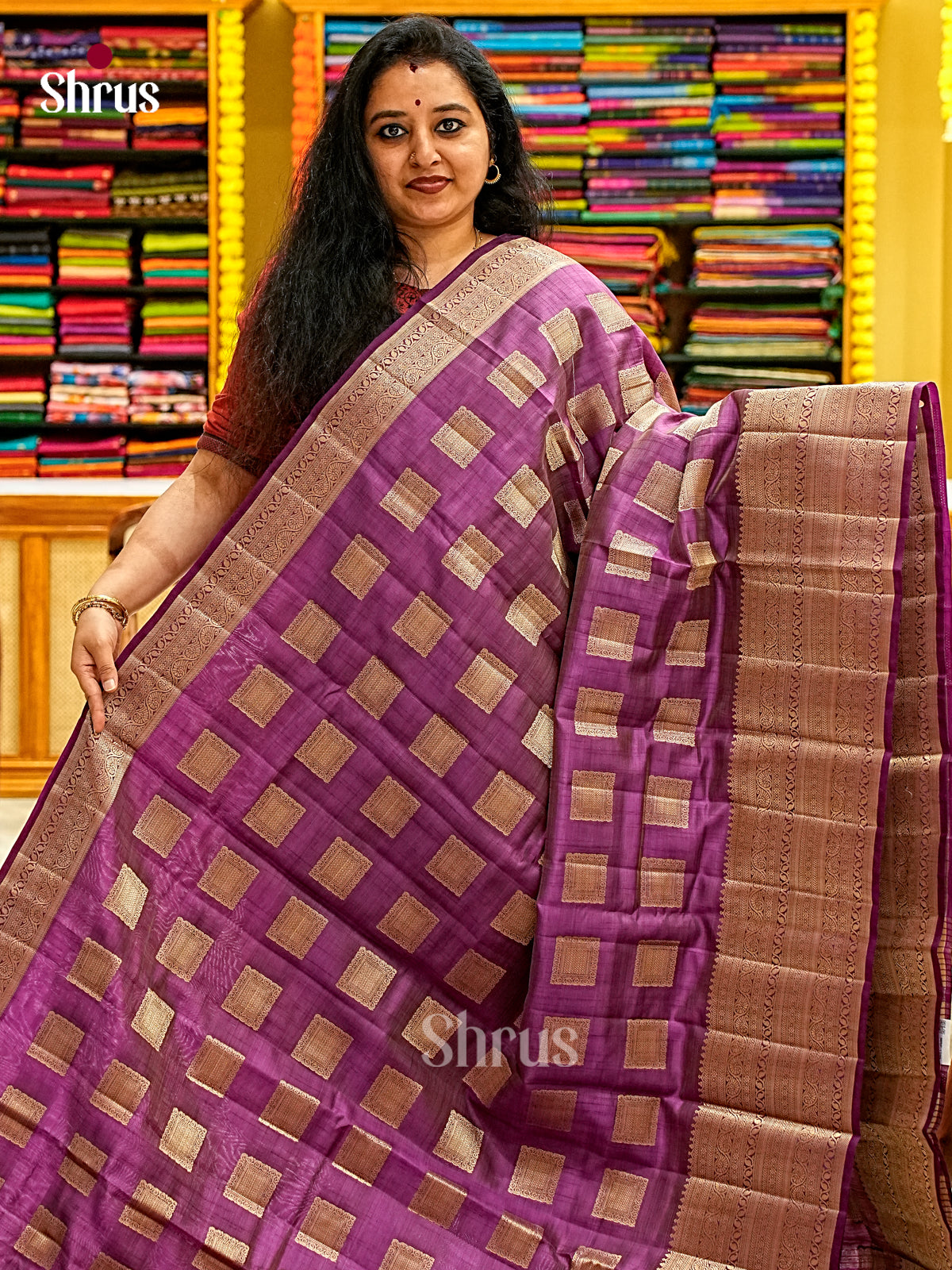 Semi Rawsilk Saree - EI19111