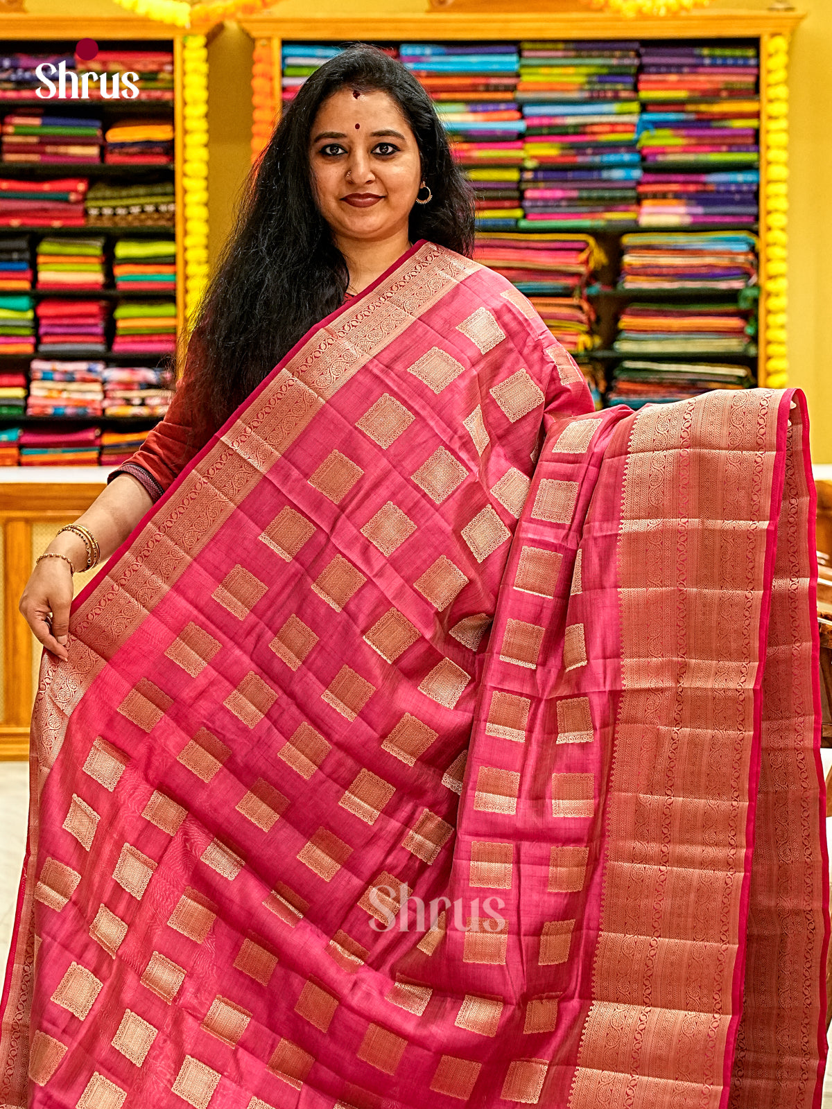 Semi Rawsilk Saree - EI19113
