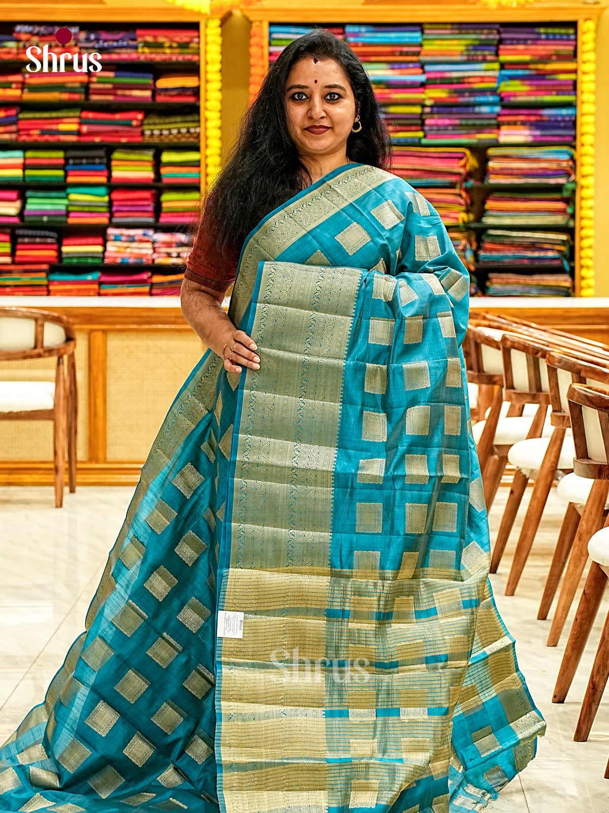 Semi Rawsilk Saree - EI19115