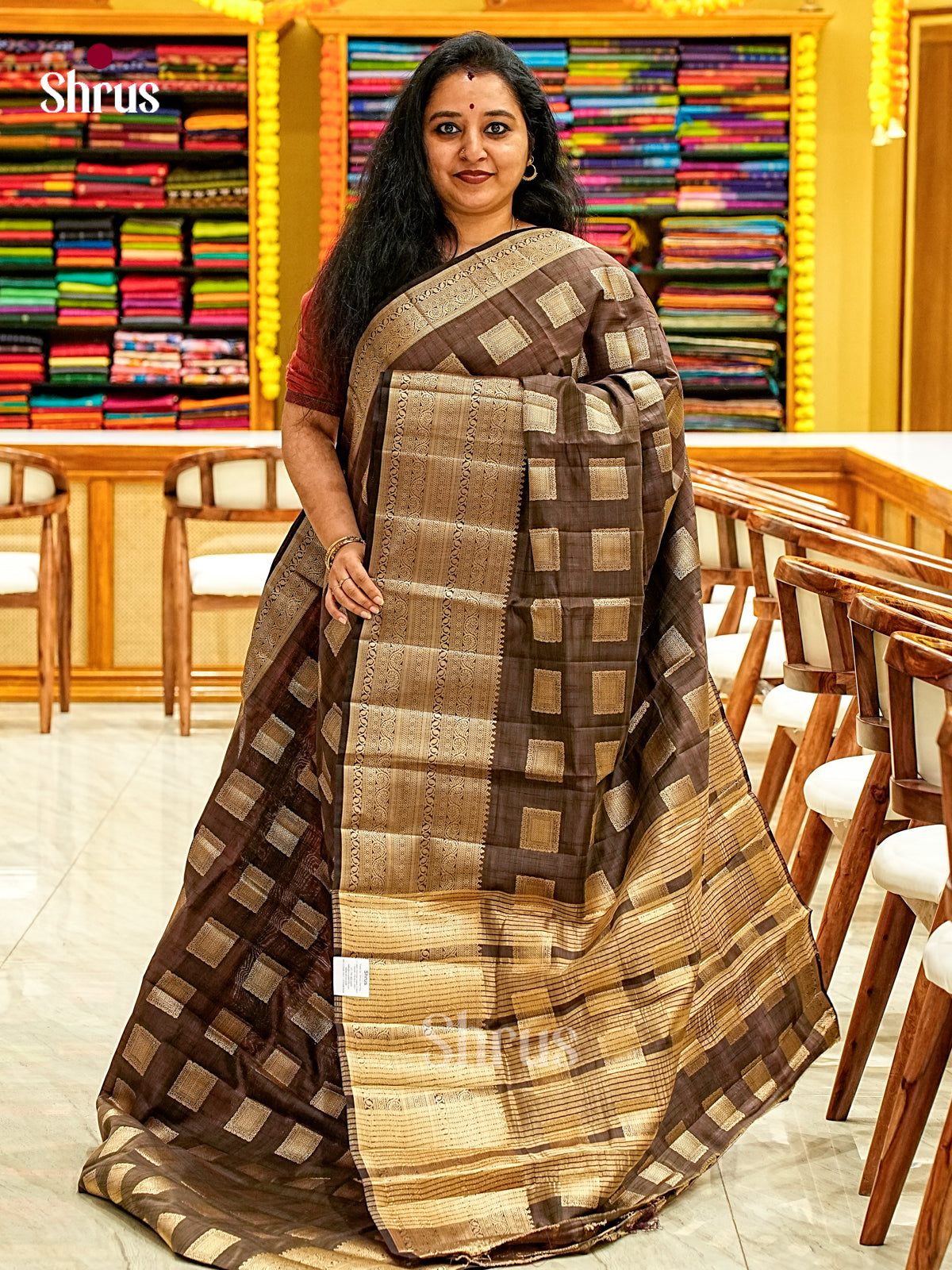 Semi Rawsilk Saree - EI19121