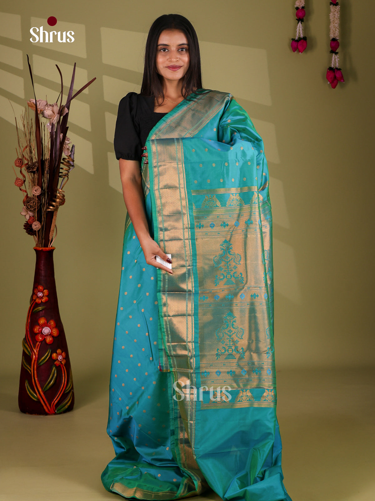 Semi Paithani Saree - EI19156